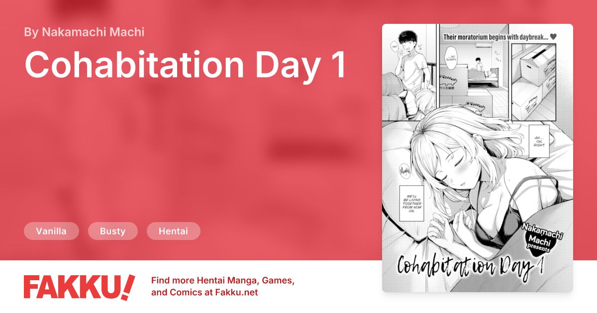 Cohabitation Day 1 Hentai by Nakamachi Machi - FAKKU