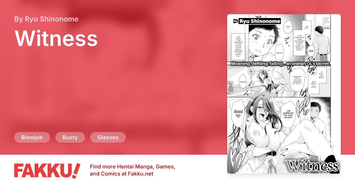  Witness Hentai by Ryu Shinonome - FAKKU