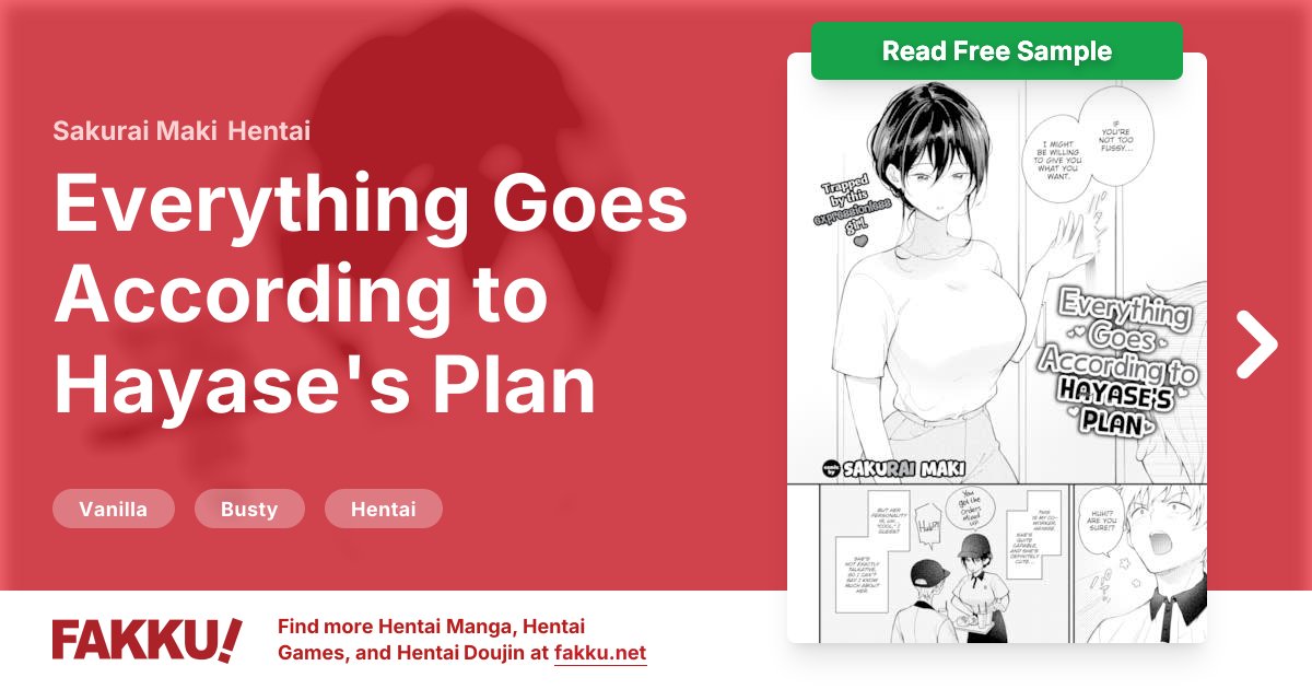  Everything Goes According to Hayase's Plan Hentai by Sakurai Maki - FAKKU