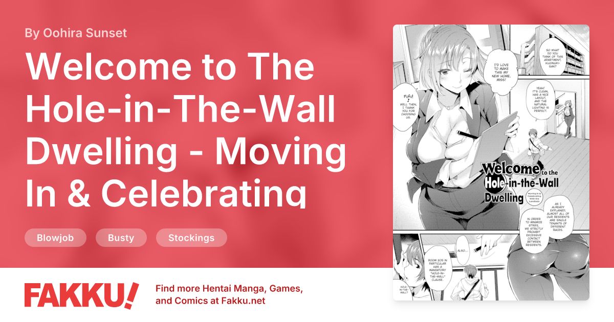  Welcome to The Hole-in-The-Wall Dwelling - Moving In & Celebrating With the Landlady Hentai by Oohira Sunset - FAKKU