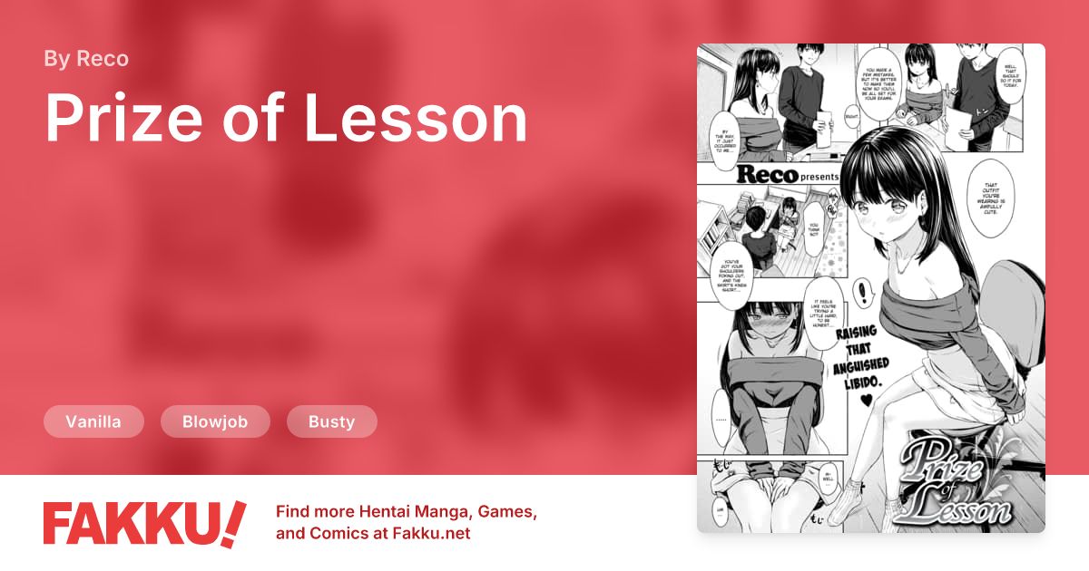 Prize of Lesson Hentai by Reco - FAKKU
