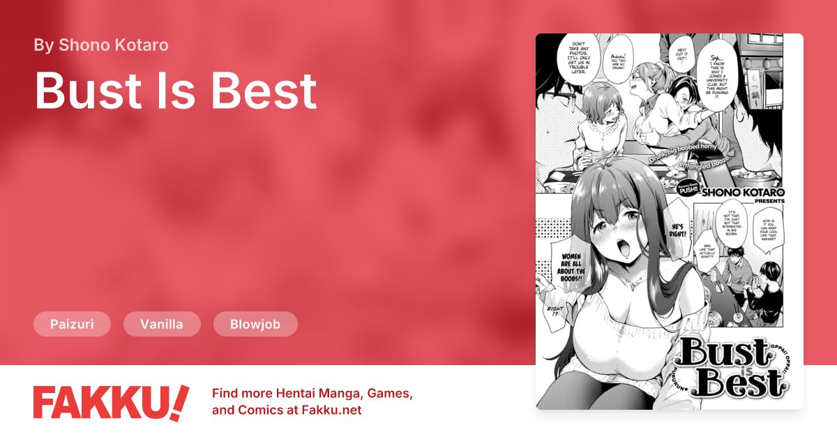 Bust Is Best Hentai by Shono Kotaro - FAKKU