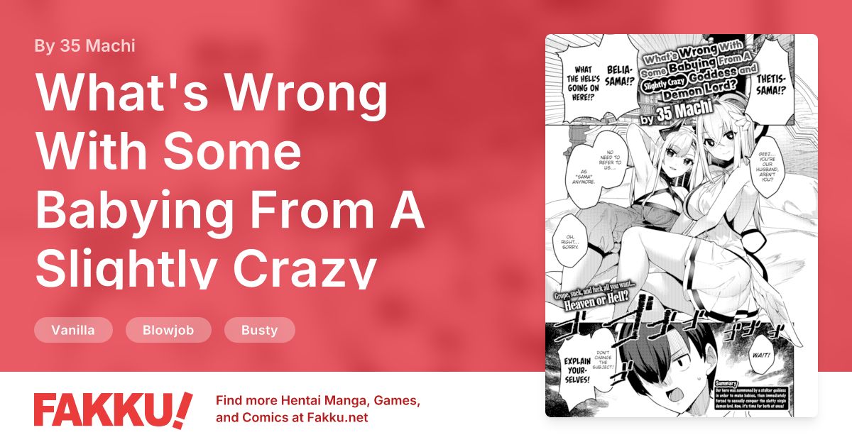 What's Wrong With Some Babying From A Slightly Crazy Goddess and Demon Lord? Hentai by 35 Machi - FAKKU