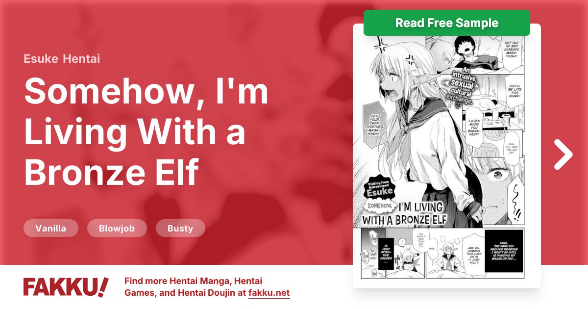  Somehow, I'm Living With a Bronze Elf Hentai by Esuke - FAKKU