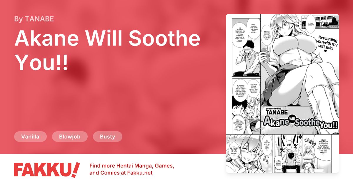 Hentai Collections including Akane Will Soothe You!! Hentai by TANABE - FAKKU