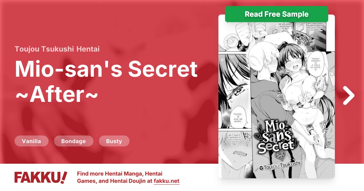  Mio-san's Secret ~After~ Hentai by Toujou Tsukushi - FAKKU