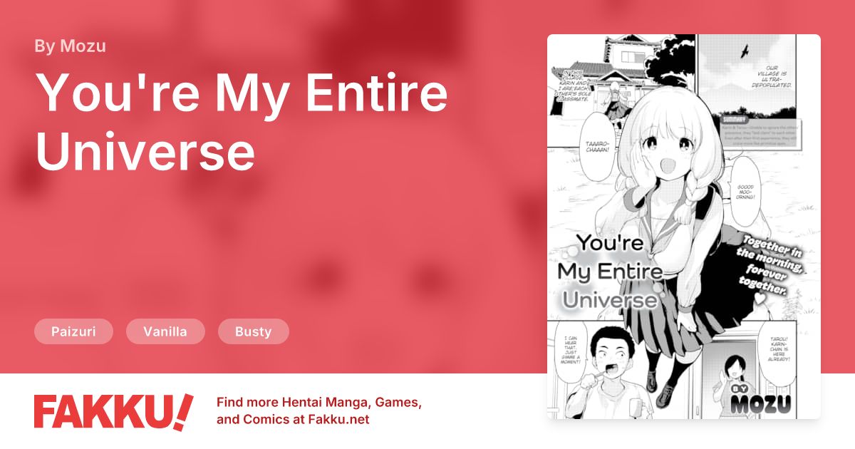 You're My Entire Universe Hentai by Mozu - FAKKU