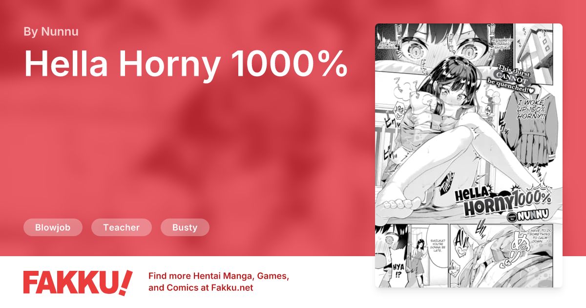  Hella Horny 1000% Hentai by Nunnu - FAKKU