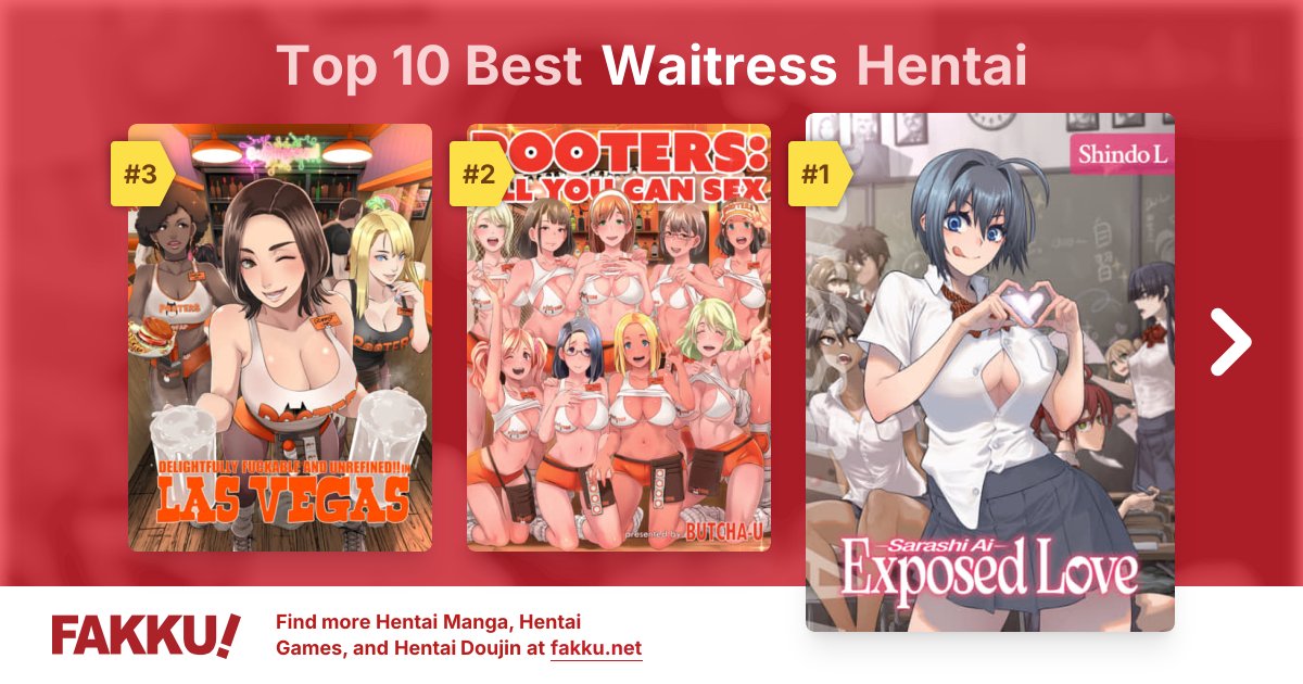Top 10 Best Waitress Hentai