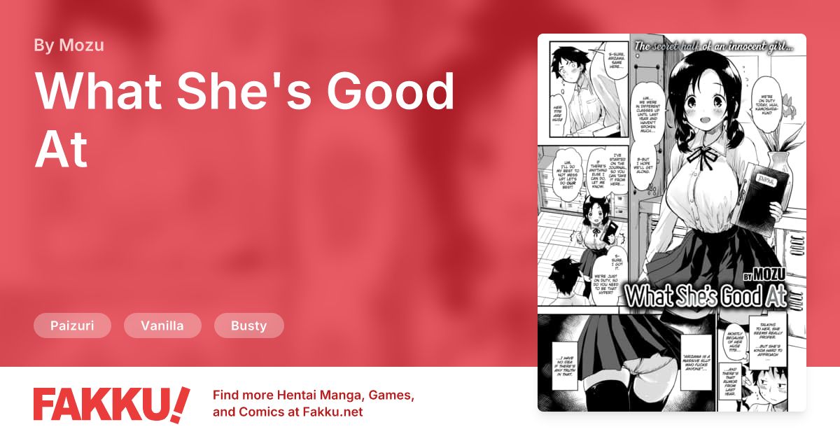 What She's Good At Hentai by Mozu - FAKKU
