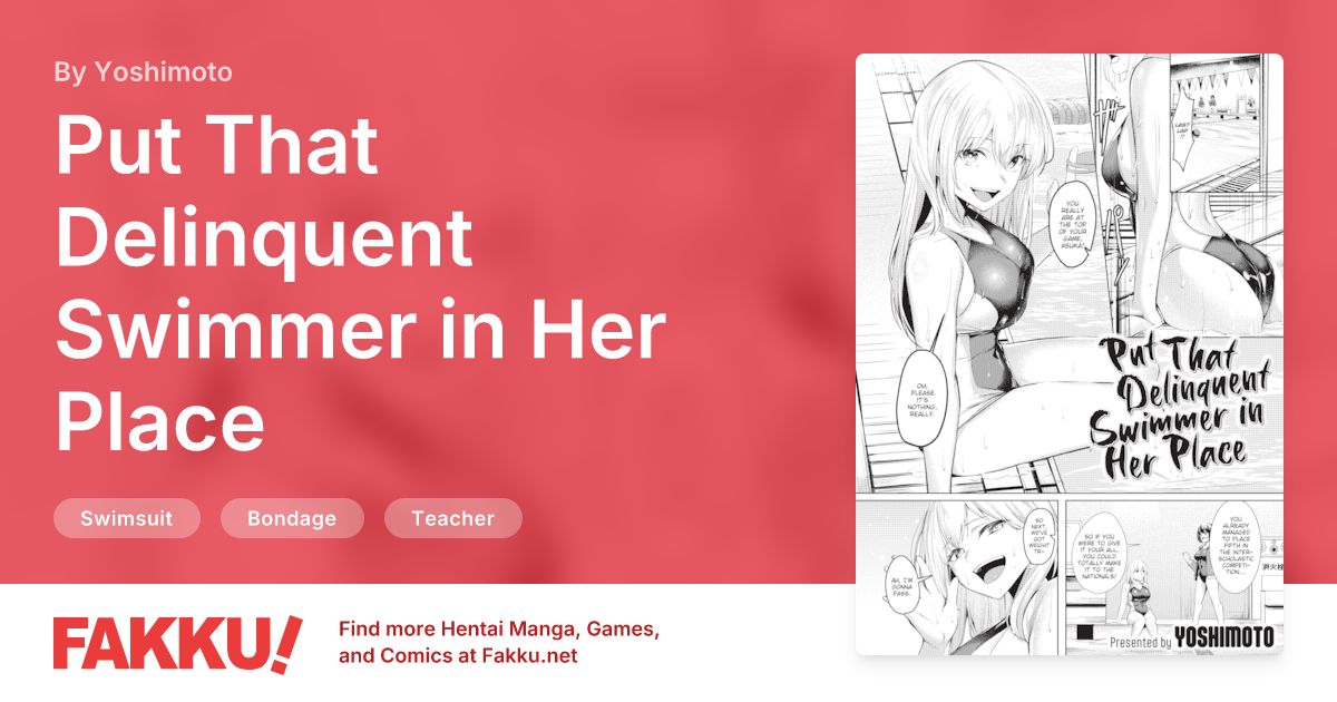 Put That Delinquent Swimmer in Her Place Hentai by Yoshimoto - FAKKU