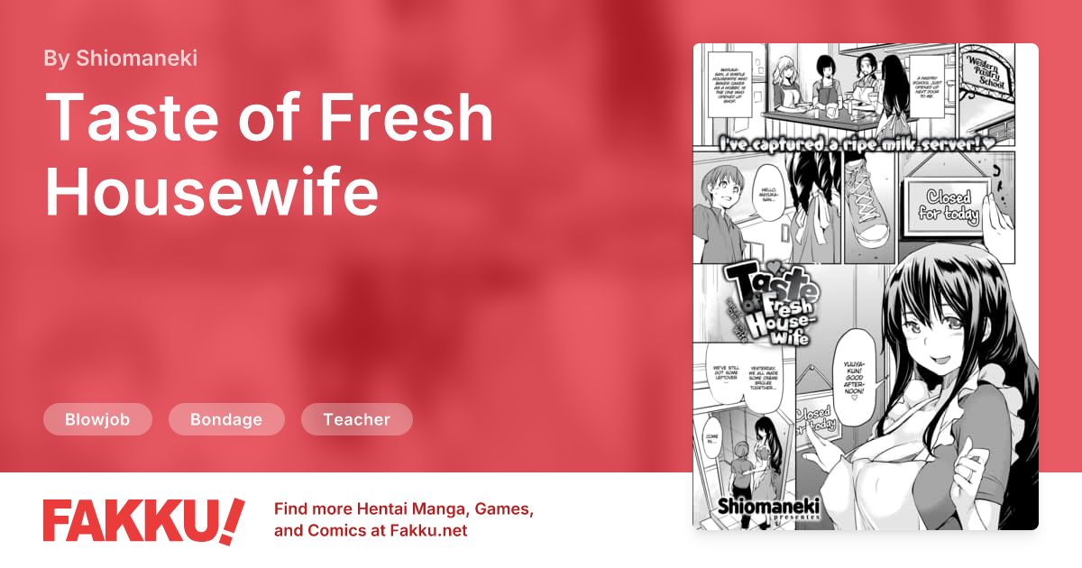 Taste of Fresh Housewife Hentai by Shiomaneki - FAKKU