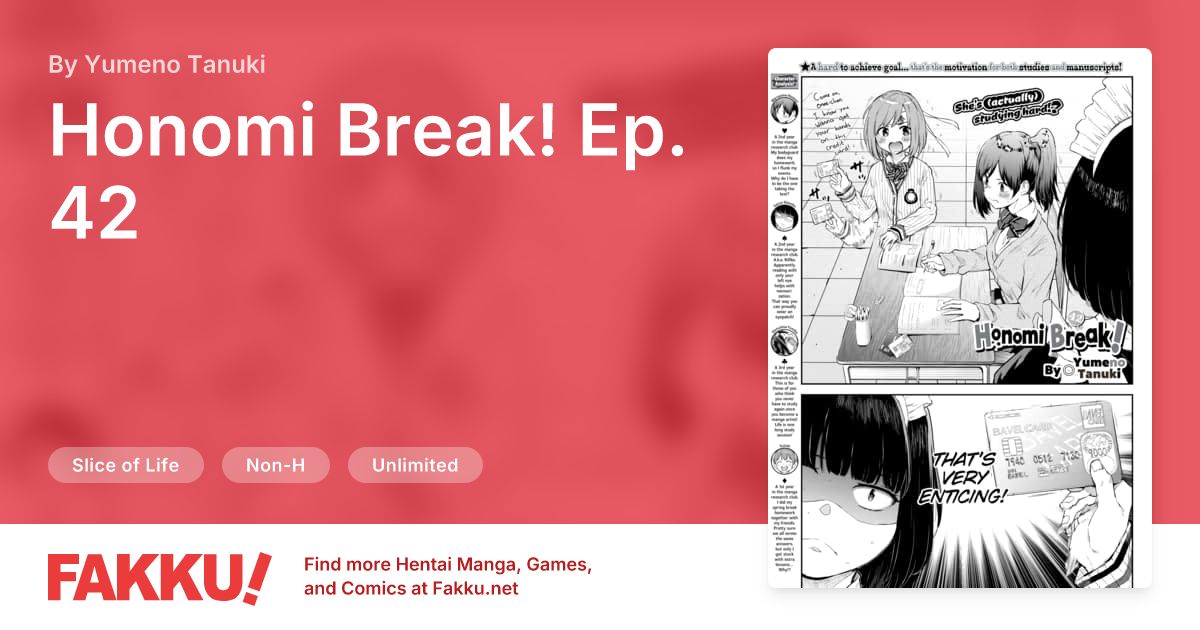 Honomi Break! Ep. 42 Hentai by Yumeno Tanuki - FAKKU