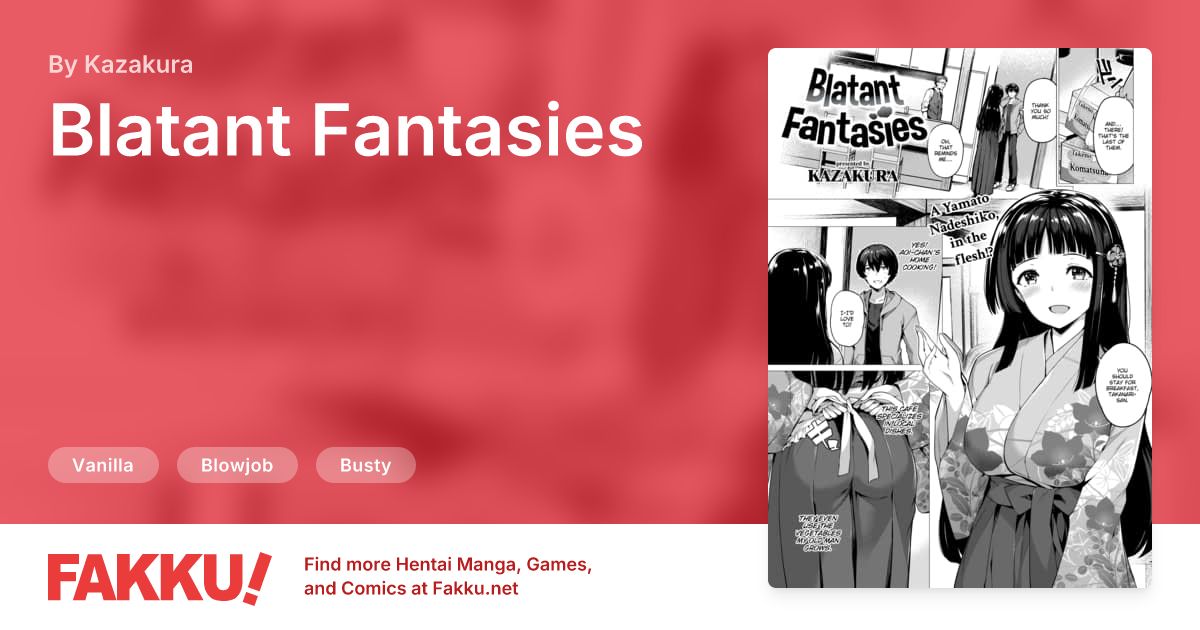  Blatant Fantasies Hentai by Kazakura - FAKKU