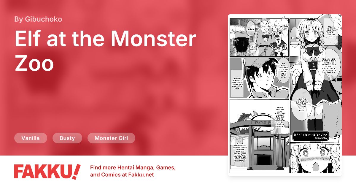 Elf at the Monster Zoo Hentai by Gibuchoko - FAKKU