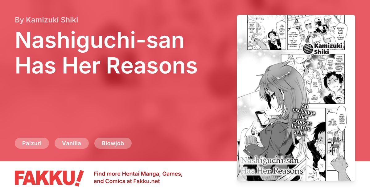 Nashiguchi-san Has Her Reasons Hentai by Kamizuki Shiki - FAKKU