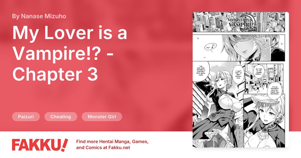My Lover is a Vampire!? - Chapter 3 Hentai by Nanase Mizuho - FAKKU