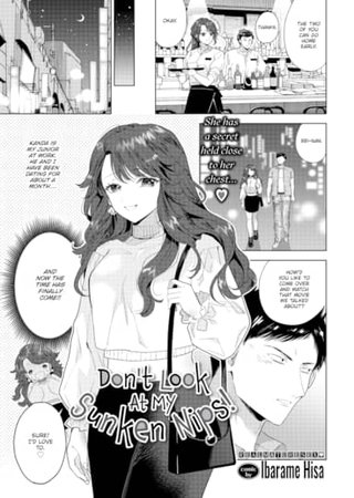 Don't Look at My Sunken Nips! Hentai Cover Image
