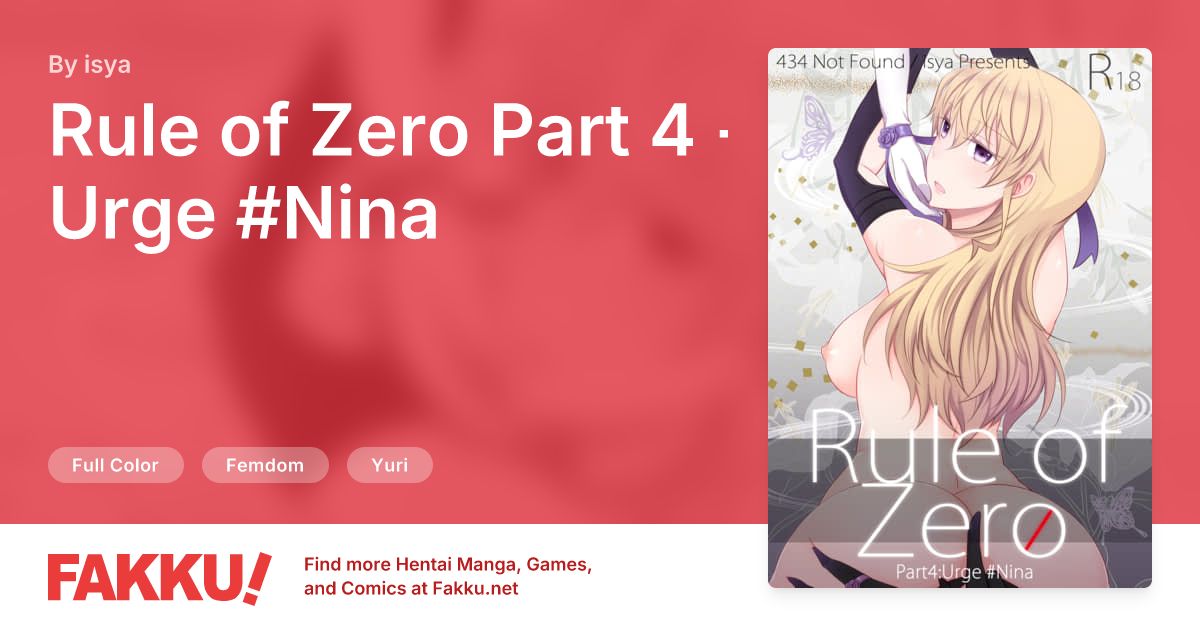 Rule of Zero Part 4 - Urge #Nina Hentai by isya - FAKKU