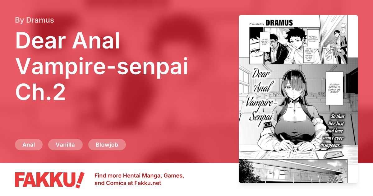 Dear Anal Vampire-senpai Ch.2 Hentai by Dramus - FAKKU