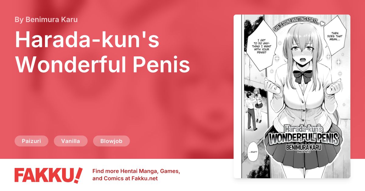 Harada-kun's Wonderful Penis Hentai by Benimura Karu - FAKKU