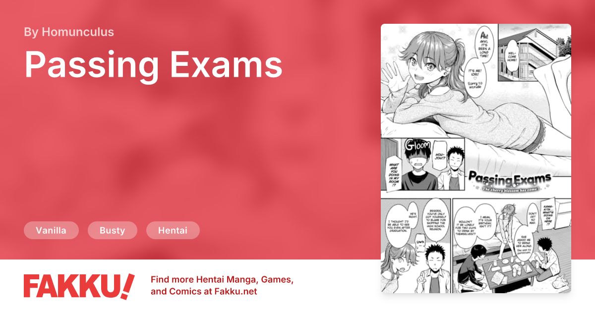  Passing Exams Hentai by Homunculus - FAKKU