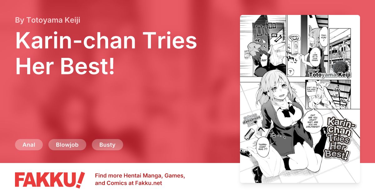 Karin-chan Tries Her Best! Hentai by Totoyama Keiji - FAKKU