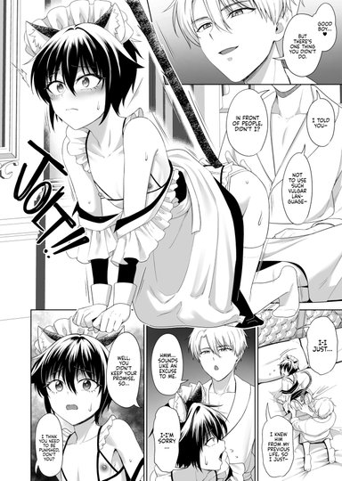 Secretly Loving the Cat-Eared Maid♂️ Hentai Sample Image