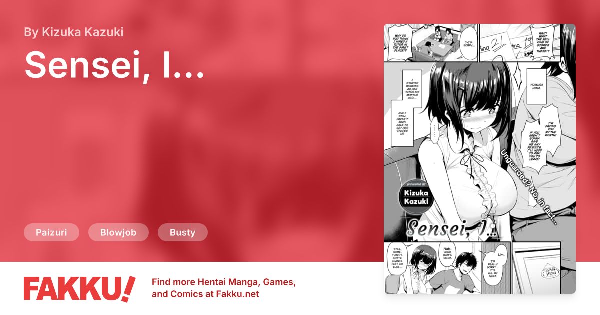 Sensei, I... Hentai by Kizuka Kazuki - FAKKU