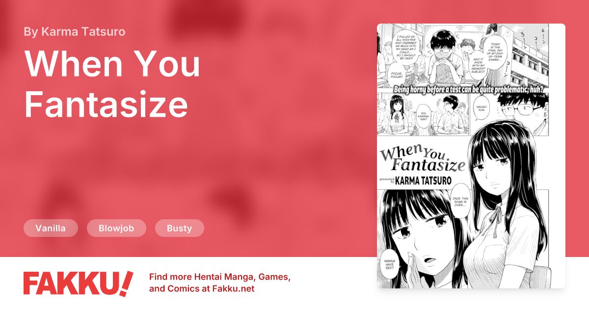 When You Fantasize Hentai by Karma Tatsuro - FAKKU