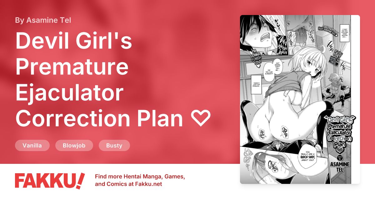 Devil Girl's Premature Ejaculator Correction Plan ♡ Hentai by Asamine Tel - FAKKU