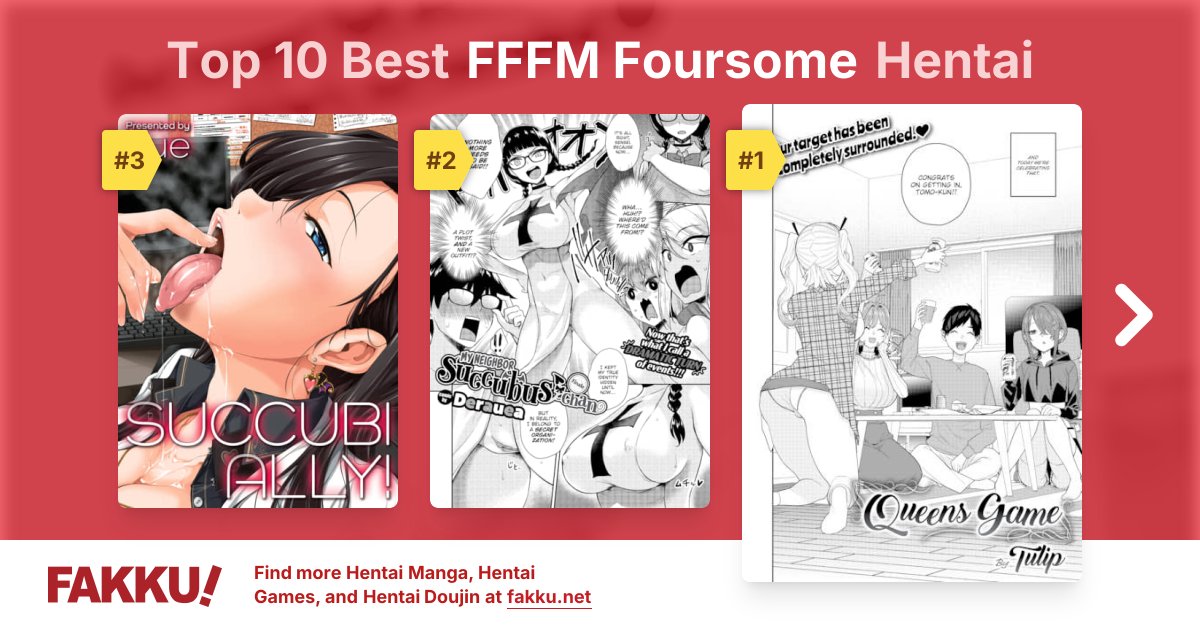 Top 10 Best FFFM Foursome Hentai