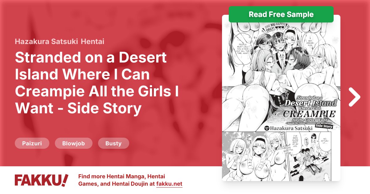  Stranded on a Desert Island Where I Can Creampie All the Girls I Want - Side Story Hentai by Hazakura Satsuki - FAKKU