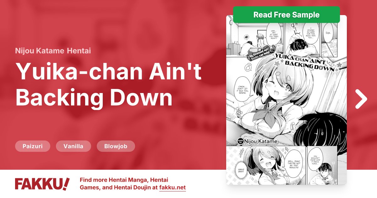  Yuika-chan Ain't Backing Down Hentai by Nijou Katame - FAKKU