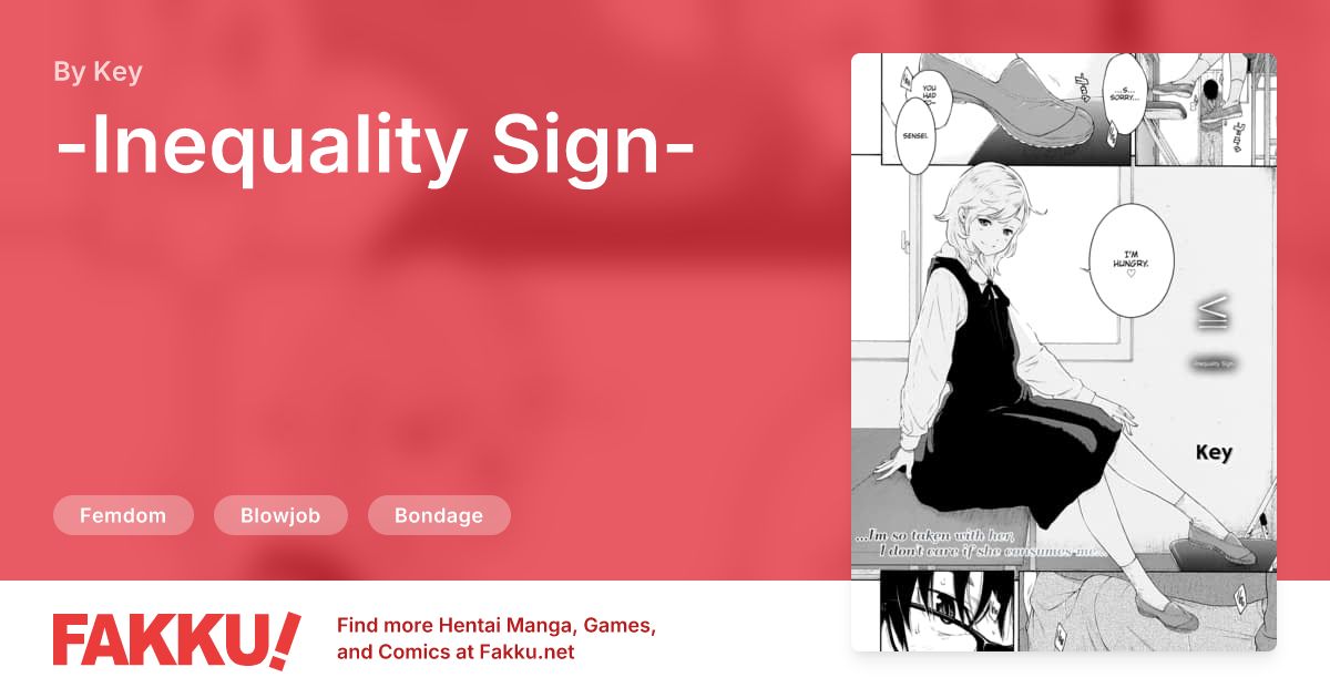 -Inequality Sign- Hentai by Key - FAKKU
