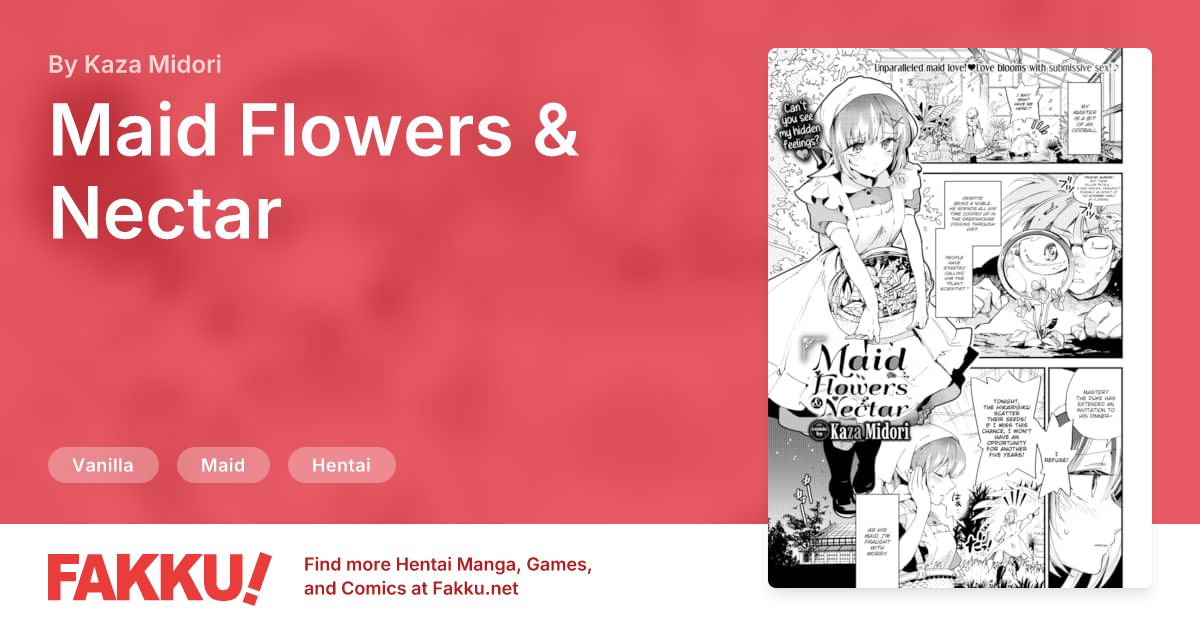  Maid Flowers & Nectar Hentai by Kaza Midori - FAKKU