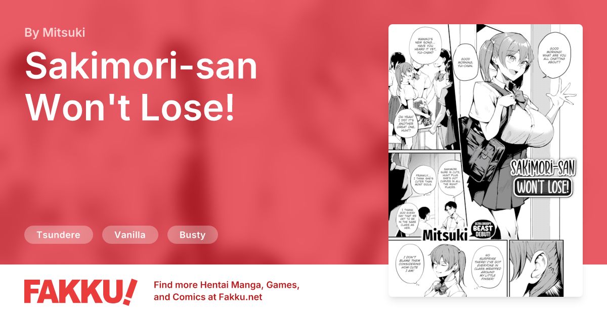 Sakimori-san Won't Lose! Hentai by Mitsuki - FAKKU