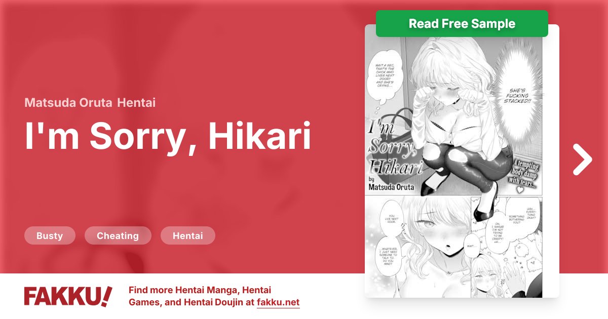  I'm Sorry, Hikari Hentai by Matsuda Oruta - FAKKU