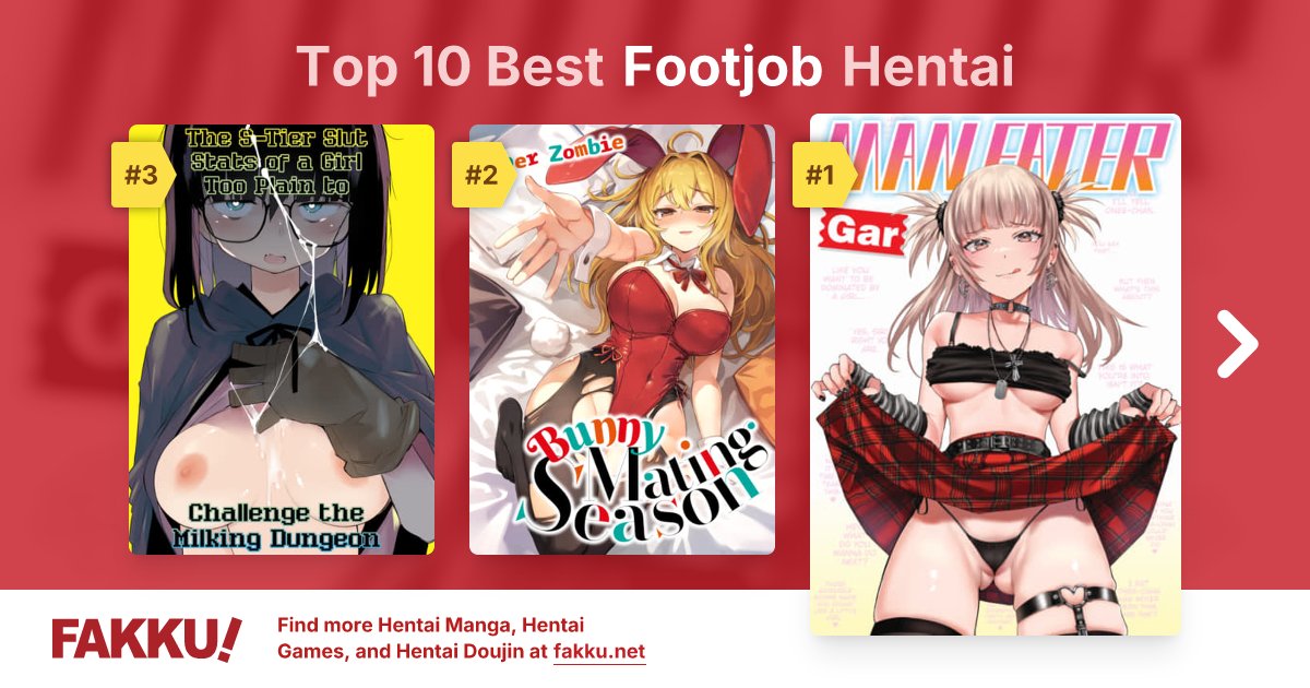 Top 10 Best Footjob Hentai