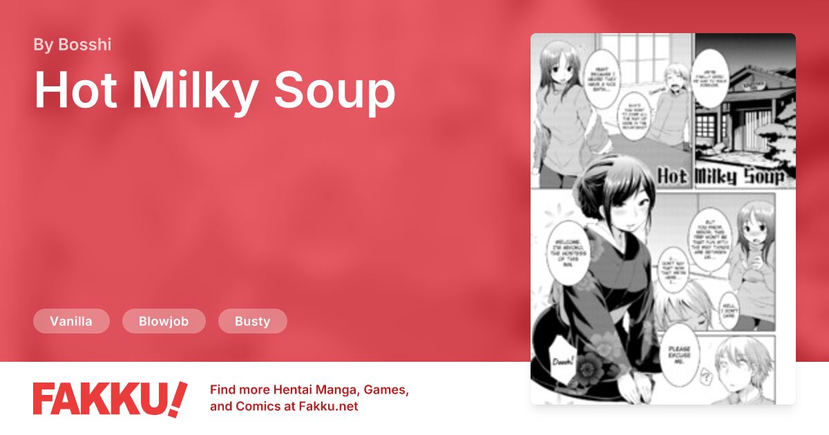 Hot Milky Soup Hentai by Bosshi - FAKKU