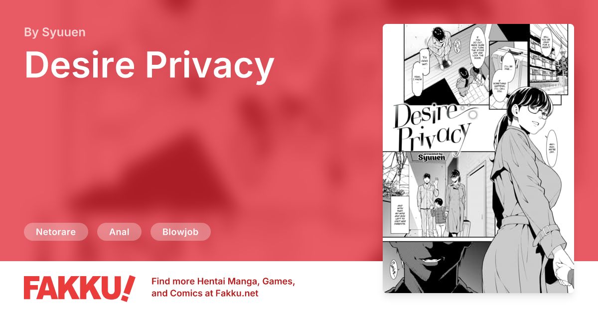Desire Privacy Hentai by Syuuen - FAKKU