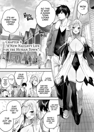 Chapter 4: A New Naughty Life in the Human Town Hentai Cover Image