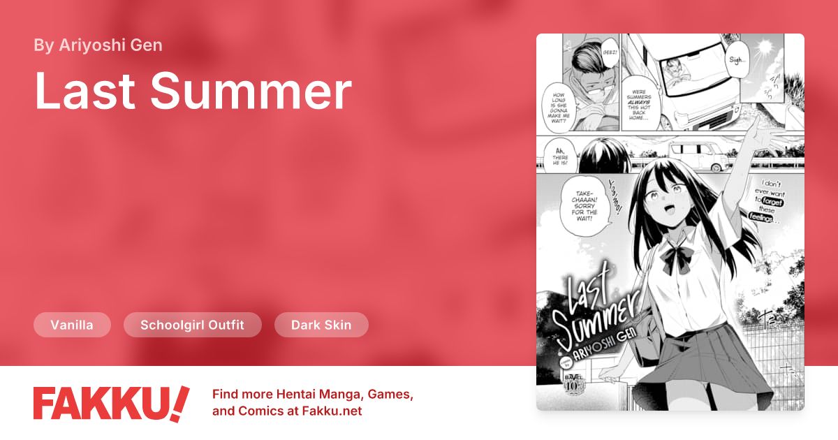 Last Summer Hentai by Ariyoshi Gen - FAKKU
