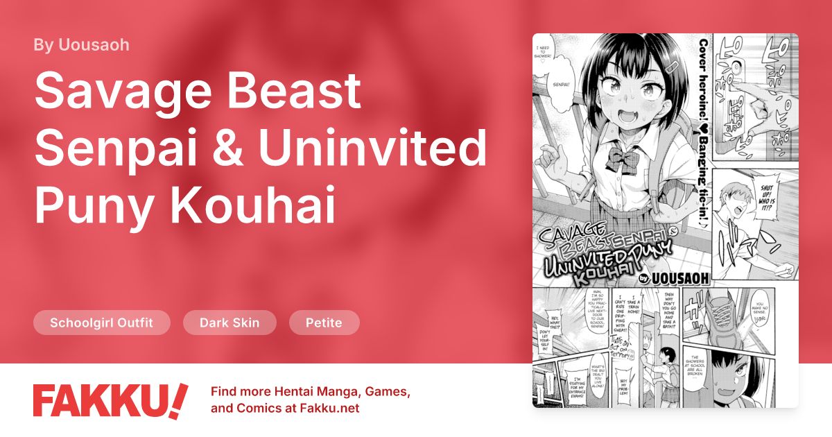 Savage Beast Senpai & Uninvited Puny Kouhai Hentai by Uousaoh - FAKKU