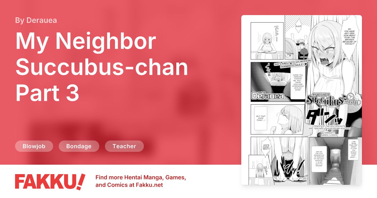 My Neighbor Succubus-chan Part 3 Hentai by Derauea - FAKKU