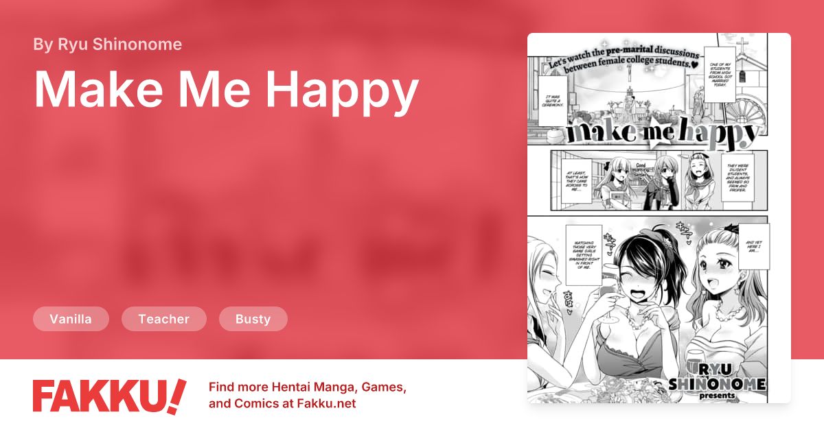 Make Me Happy Hentai by Ryu Shinonome - FAKKU