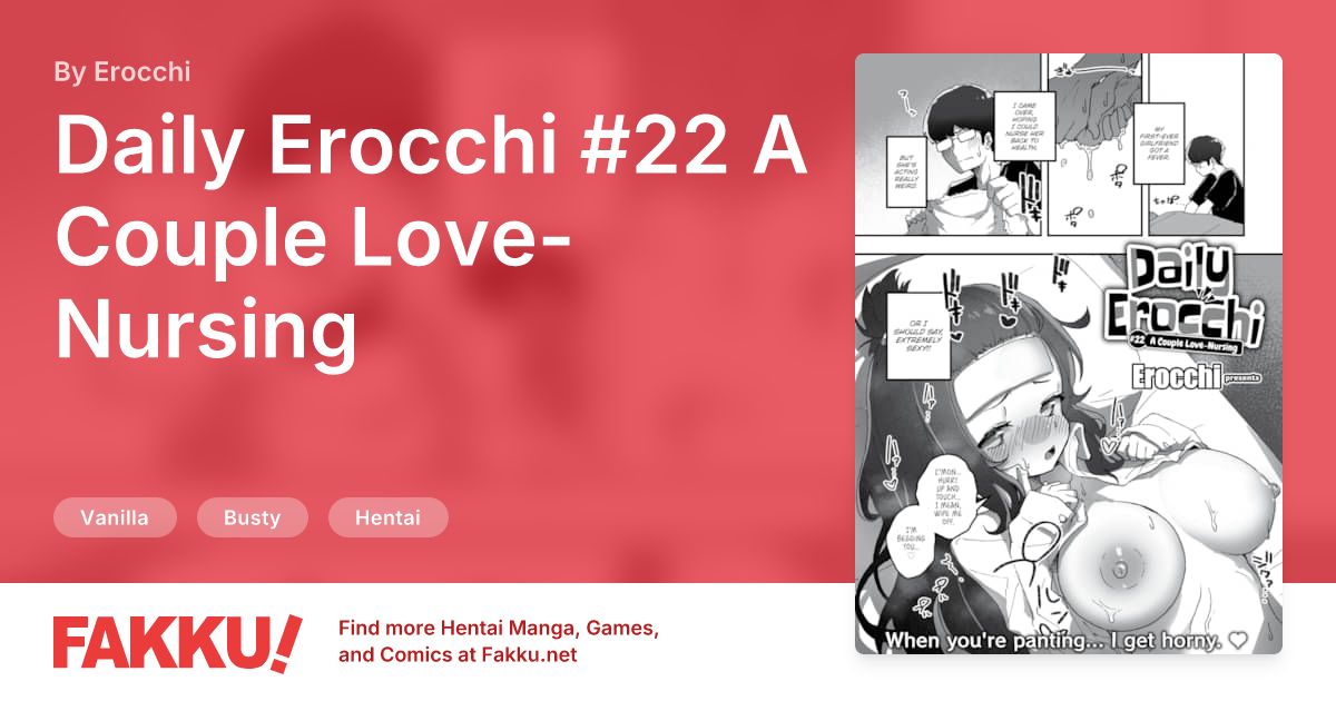 Daily Erocchi #22 A Couple Love-Nursing Hentai by Erocchi - FAKKU