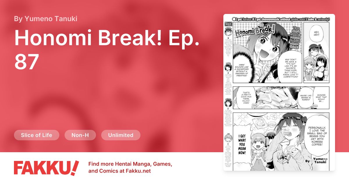 Honomi Break! Ep. 87 Hentai by Yumeno Tanuki - FAKKU