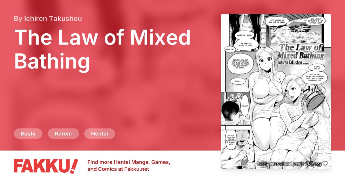  The Law of Mixed Bathing Hentai by Ichiren Takushou - FAKKU