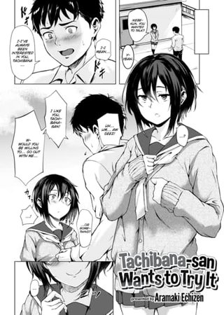 Tachibana-san Wants to Try It Hentai Cover Image